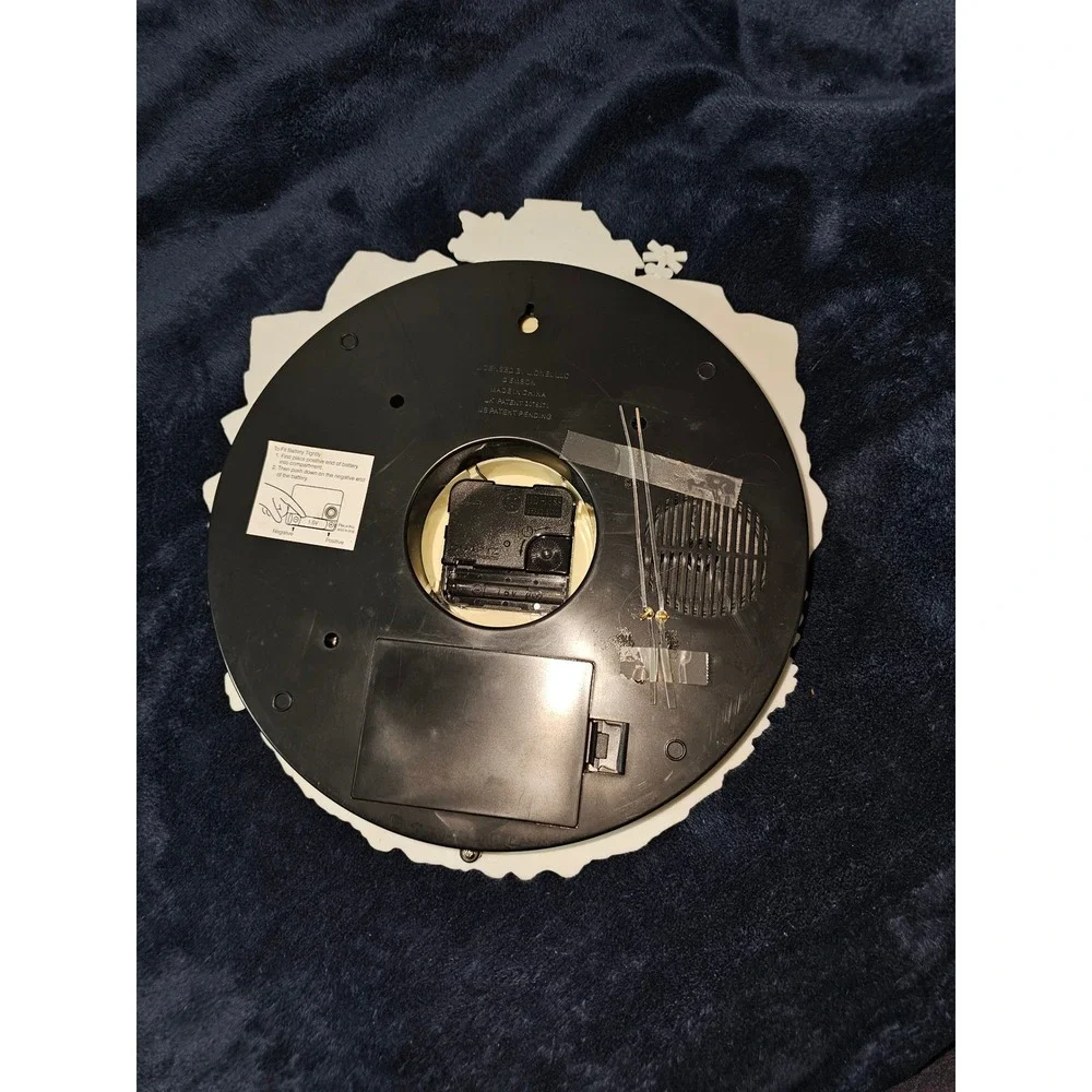 Lionel Centennial Train Station Wall Clock Railroad Theme Decor Benson PARTS